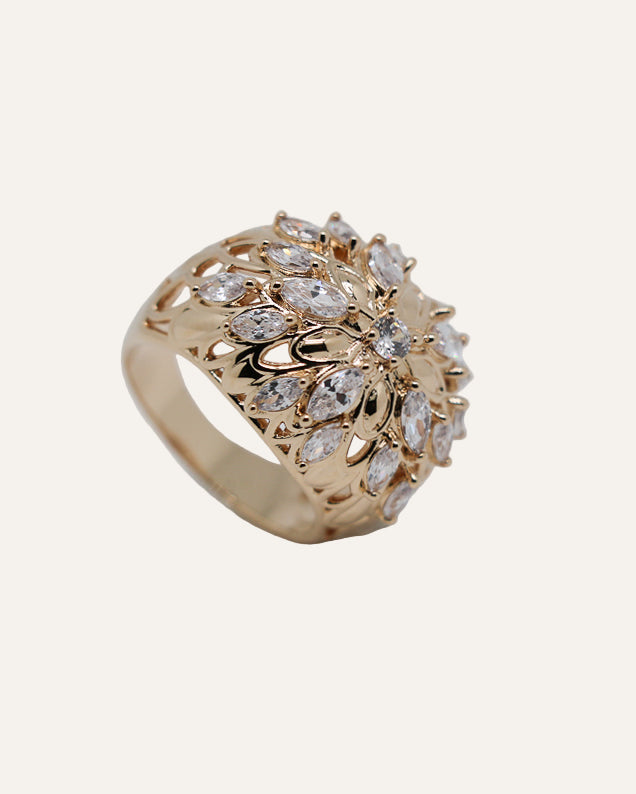 Bague Éclat Doucè -Rosace Fleurie