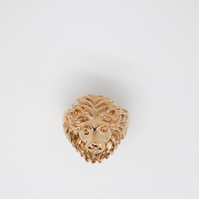 Leontyne — Bague Tête de Lion