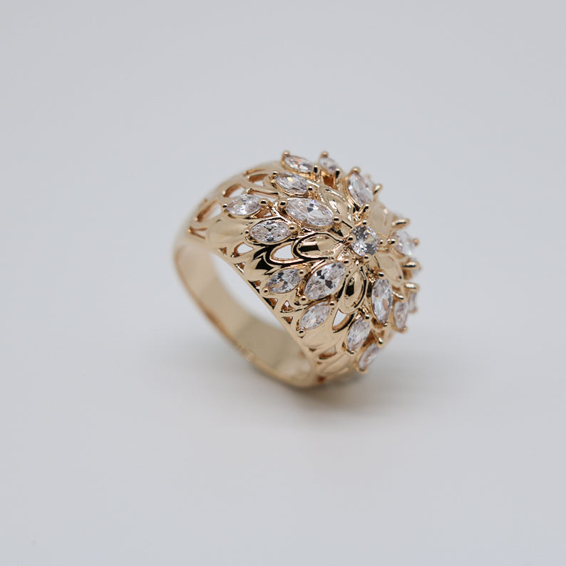 Éclat Doucè — Bague Rosace Fleurie